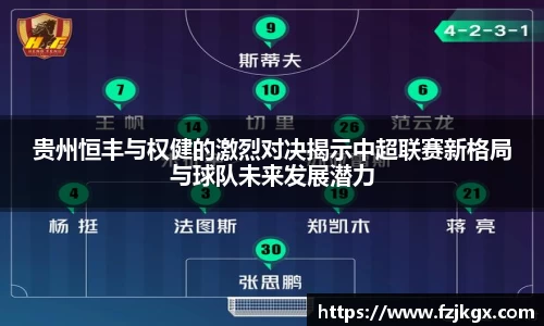 贵州恒丰与权健的激烈对决揭示中超联赛新格局与球队未来发展潜力