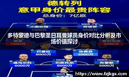 多特蒙德与巴黎圣日耳曼球员身价对比分析及市场价值探讨